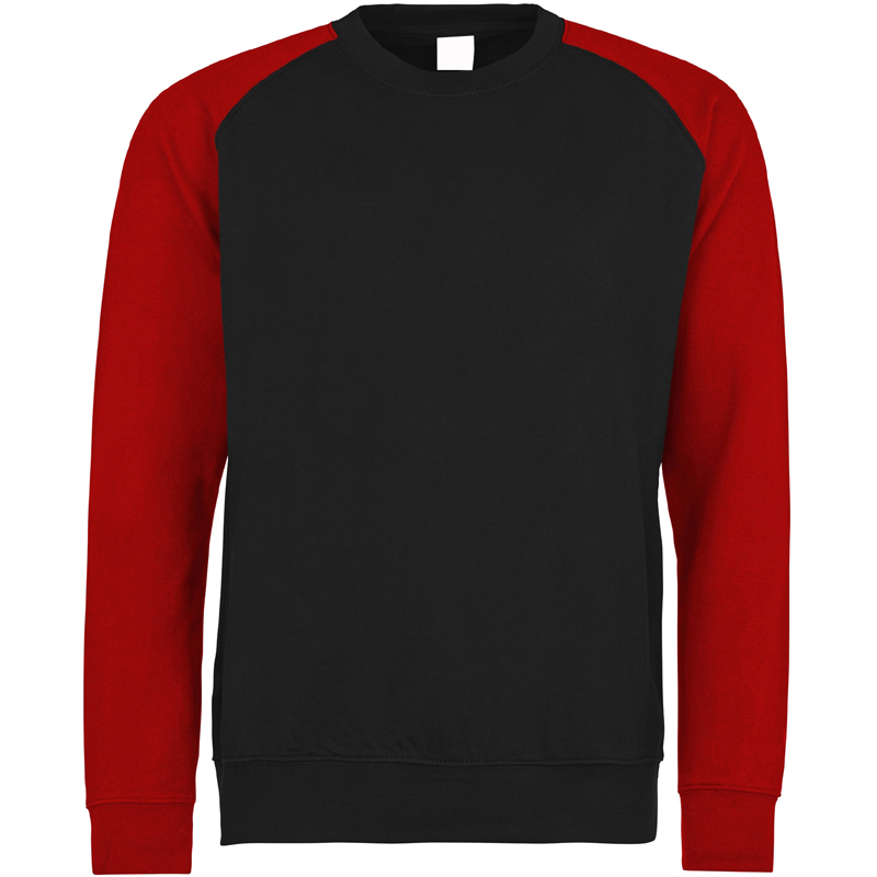 Black & Grey Raglan Sweatshirts