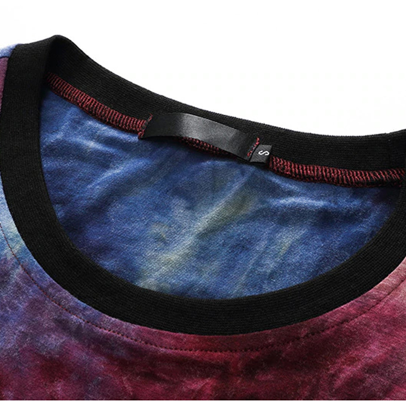 Tie Dyed Half Sleeve T-Shirt