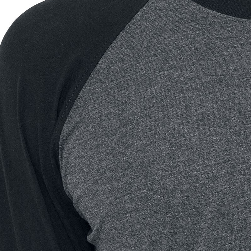 Black & Grey Raglan T-Shirt