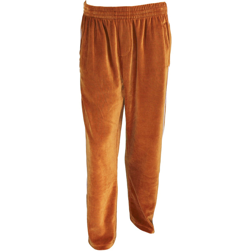 Orange Velour Tracksuits